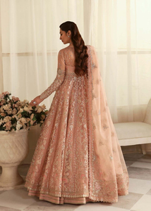 Robe de mariée pakistanaise sur mesure pour femmes musulmanes, avec broderie et imprimé, robe pakistanaise pour occasions spéciales - Product Image 2
