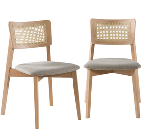 Chaise de salle à manger en rotin européen, empilable, design moderne, pour la maison, le bureau, le parc, chaise en bois pour événements de mariage, best-seller - Product Image 5