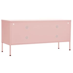Supporto TV in acciaio rosa 41.3 \ "x13.8 \" x19.7 \ "dimensioni Design elegante e durevole - Product Image 5