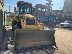 รถแบคโฮหน้าตักหลังขุดมือสอง Caterpillar cat 420f 430f รถตักแบบลื่นไถล - Product Image 5