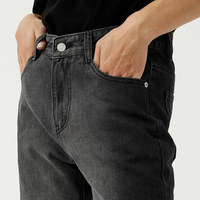 Nouveau Jean Homme Déchiré et Délavé Coupe Droite Extensible Grande Taille Style Streetwear – Vente en Gros de Haute Qualité