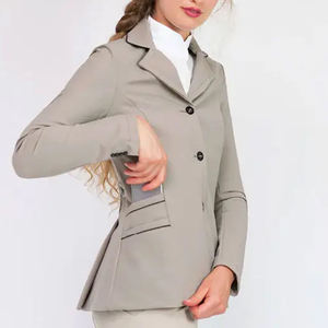 Traditional Hunter Style Women Show Coat Classic Three Button Equestrian Jacket Slim Fit Horseback <b>Riding</b> Apparel - Product Image 2