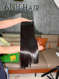 ชุดผมตรงแบบ Bone Straight ขนาด 22 นิ้ว สีดำ น้ำหนัก 100 กรัม - Product Image 1