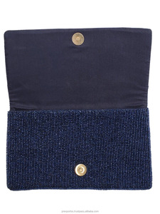 Bolso de mano con cuentas bordado de langosta roja fiesta de noche náutica Boda nupcial diseñador personalizado bolso portátil de moda de lujo - Product Image 4