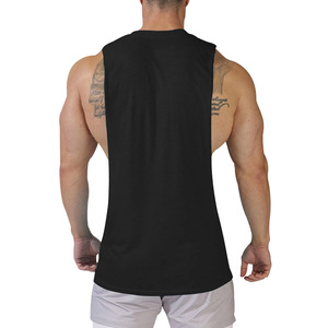 Men Cut Out Tank <b>Top</b> Sleeveless Fashion Muscle Design Cartoon Pattern Tie Dye Embroidery Knitted Cotton Bamboo Fiber High Street - Product Image 3