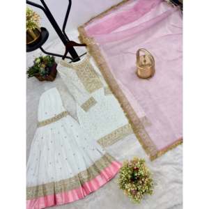 Designer Women's Party Wear Top-Bottom and Fancy Dupatta Set - Product Image 6