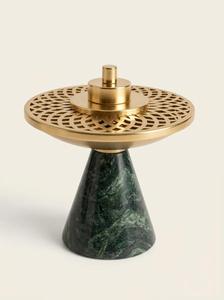 Quemador de Incienso de Resina Ecológico Moderno y Lujoso con Tapa de Metal / Soporte Decorativo para Conos de Bakhoor, Base para Aromaterapia Oud - Product Image 4