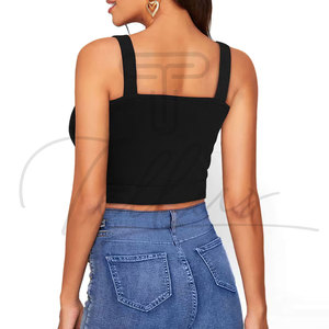 Camisetas Cortas de Mujer de Primera Calidad Más Vendidas en Línea, Camisetas Cortas de Color Sólido - Product Image 3