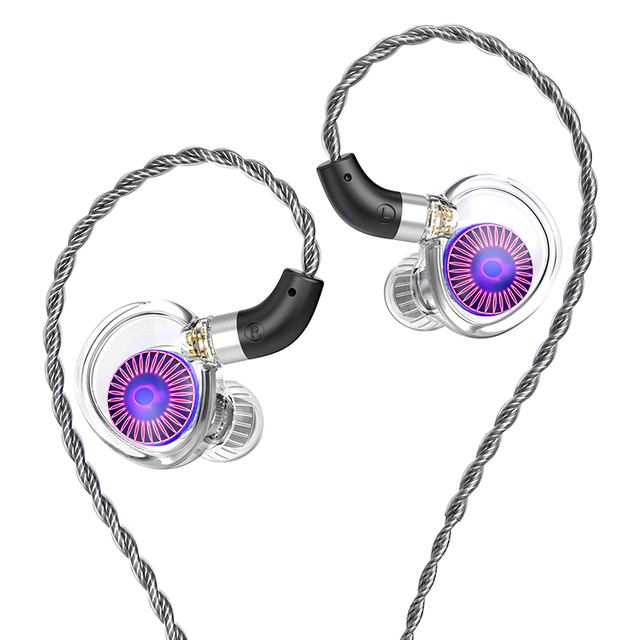 TRN Medusa High Performance DLC Dynamic Driver Detachable 2Pin Cable in Ear Monitors Earbuds IEM Headphones HiFi Earphones