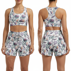 Shorts de sport à séchage rapide en polyester et élasthanne, personnalisables par sublimation, pour la course et le fitness – Vente chaude - Product Image 3