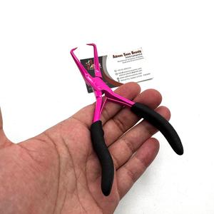Wholesale Hair <b>Extension</b> Pliers Custom Logo Black Pink Stainless Steel Micro-<b>beads</b> Removal Professional Hair <b>Extension</b> Tools - Product Image 6