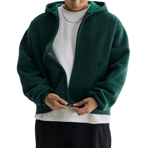Sweat-shirts à capuche en coton mélangé de haute qualité pour hommes, design personnalisé, service OEM, saison hivernale - Product Image 3