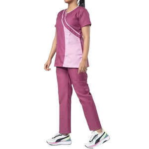 Professional Hospital Nursing Scrub Uniform <b>Set</b> for <b>Doctors</b> Nurses Comfortable Breathable Medical Workwear Supplier - Product Image 2