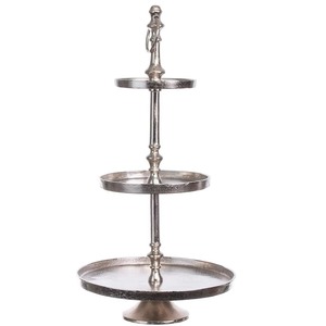 Support à gâteaux et desserts moderne en métal à deux niveaux, idéal pour les fêtes à domicile et la décoration de table, vente en gros depuis l'Inde - Product Image 5