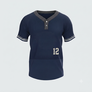 Camisetas de Béisbol Personalizadas Unisex de Manga Corta con Cuello en V, Transpirables, de Secado Rápido, con Bolsillos Delanteros, Venta Directa de Fábrica, Ropa Deportiva 100% - Product Image 2