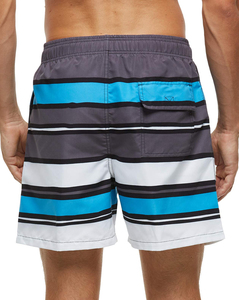Wholesale Custom Summer Hot Bermuda Swim <b>Trunks</b> <b>Men</b> Casual Plus Size Mid Waist Loose Fit Elastic Waist Breathable Pockets Made - Product Image 4