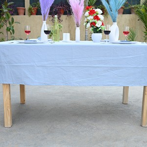 Customized Luxury Woven Natural Linen <b>TableCloth</b> for Home & Event Decor-Eco-Friendly Washable Fabric <b>Tablecloth</b> - Product Image 3