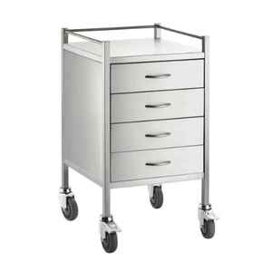 MediServe Stainless Steel 304/316/800 Surgical Supply <b>Trolley</b> with Customizable Sizes and Logo for Clinics - Product Image 2