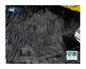 Fourrure synthétique tricotée à poils longs de haute qualité 30/35 mm, couleur unie, pour tapis, jouets, vêtements, tissus et textiles de maison - Product Image 5