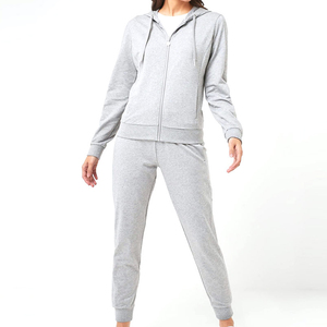 Conjunto Deportivo Casual de Otoño para Mujer de Alta Calidad, Color Negro Neón y Gris, Dos Piezas, Chaqueta Cortavientos, Personalizado 2026 - Product Image 4