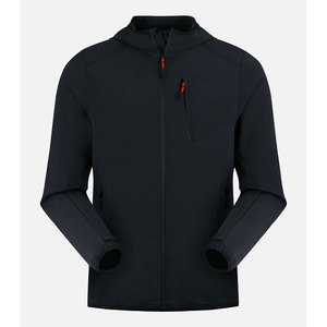 Veste softshell légère, résistante à l'eau, pour homme, style streetwear, coupe slim, décontractée, coupe-vent, à capuche. - Product Image 1