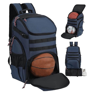 Mochila Deportiva Multifuncional con Compartimento Grande para Balones y Bolsillo Inferior para Zapatos, Bolsa Deportiva Resistente - Product Image 6