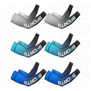 Manchons de bras respirants et rafraîchissants, protection UV, manchons de sport compressifs avec impression personnalisée du logo, du nom et du numéro, évacuation de la transpiration - Product Image 1