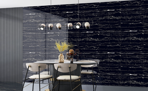 Carreaux de porcelaine brillante effet bois, 8,5 mm d'épaisseur, faible absorption d'eau, résistants à l'usure, adhésifs, texture solide, design moderne - Product Image 6
