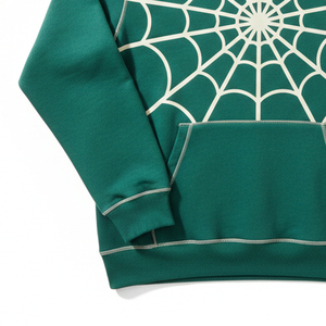 Custom Logo Spider Hoodie Web Pattern Rhinestone <b>Pullover</b> Lined Winter Streetwear Luxury Brand 555555 Fleece for <b>Men</b> Women - Product Image 4