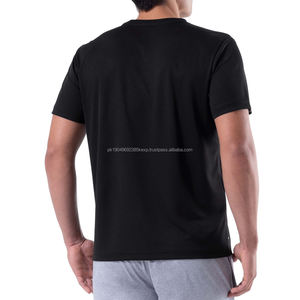 Camiseta de Algodón 100% de Alta Calidad, Ajuste Personalizado, para Verano, Fitness, Casual, Manga Corta, Cuello Redondo, Ligera y Transpirable para Gimnasio - Product Image 2