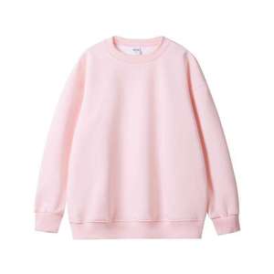 Sweat-shirt unisexe à col montant de haute qualité 450 g/m² blanc pur, manches longues, col rond, chaud pour l'hiver, avec doublure en fausse fourrure argentée - Product Image 6