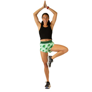 Shorts de course pour femmes à taille haute, compression, respirants, séchage rapide, coupe ajustée, extensibles, légers, dernier design - Product Image 1
