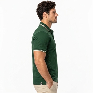 Ropa Polo para Hombre, Diseño Personalizado, Material de Algodón Transpirable, Construcción Ligera, Ajuste Cómodo, Manga Corta Informal a la Moda - Product Image 3
