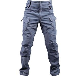 <b>Men's</b> Custom Tactical Cargo <b>Pants</b> Canvas Material Multiple Pockets High Waist Workwear Style Breathable Spring Wear - Product Image 4
