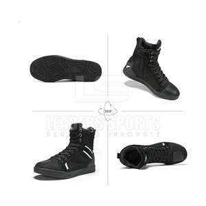 Zapatos de Motocicleta de Cuero Impermeables de Primera Calidad en Oferta, con Logotipo Personalizado, Cantidad al por Mayor, Hechos en Pakistán - Product Image 2