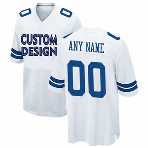 Camiseta sublimada de fútbol americano para hombre, fabricación OEM, camiseta de fútbol americano con logotipo personalizado para hombre y mujer - Product Image 1