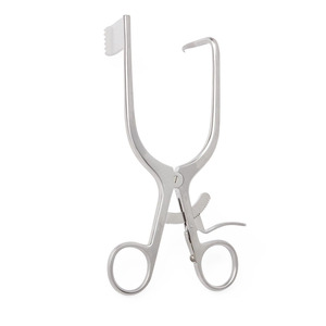 Écarteurs de discectomie de style Williams, crochet gauche, lame de 40 mm x 20 mm, 7 po (17,8 cm), en acier inoxydable, pour discectomie vertébrale - Product Image 2