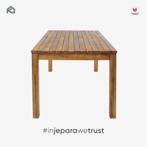 Mesa de Comedor Extensible de Madera de Teca Moderna de Primera Calidad para Hotel, Restaurante, Uso en Exteriores, Resistente al Agua, Ecológica, Hecha a Mano en Jepara - Product Image 6