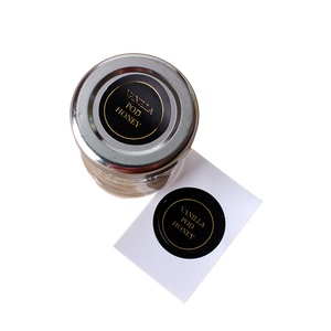 Custom PVC Matte Freezer Safe Kiss Cut <b>Vinyl</b> Stickers for Hot Sauce Honey Jam Bottles Wedding Favors - Product Image 3