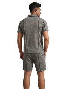Ensemble t-shirt et short en coton premium personnalisé, nouveau look tendance pour streetwear et vêtements décontractés, unisexe - Product Image 4