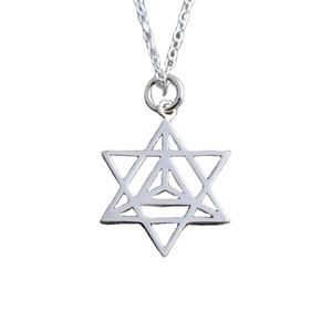 Étoile de David Hexagramme Pendentif Collier pour Femmes Hommes En Acier Inoxydable Chaîne De Cou Étoile À Six Branches Bijoux Juifs Cadeau - Product Image 1