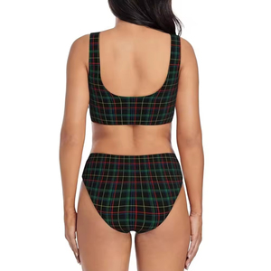 Traje de Baño Bikini de Dos Piezas para Mujer, Talla Grande, Transpirable, Cintura Alta, Top Corto con Hombros Caídos, Tallas Personalizables, 2026 - Product Image 3