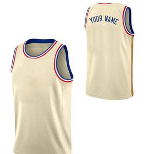Maillots de basket-ball unisexes personnalisés en gros, grande taille, séchage rapide, respirants, sans manches, de haute qualité, avec nom de joueur et nom d'équipe imprimés - Product Image 4