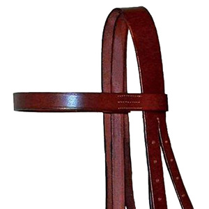Bridon de cheval classique en cuir anatomique italien, en cuir plat de qualité avec rênes lacées, équipement d'équitation à vendre - Product Image 3