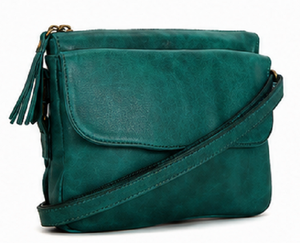 Bolso Bandolera Gravs Hecho a Mano de Cuero Genuino Estilo Bohemio Vintage para Mujer, Moda Primavera, Correa Ajustable, Cierre de Cremallera - Product Image 5