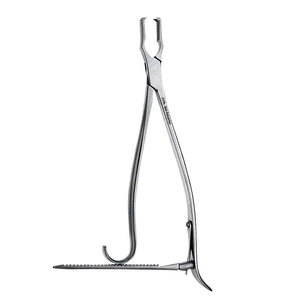 <b>Bone</b> Holding Forceps 25 cm Adjustable Jaw with Thread Fixation German Stainless Steel Customizable Orthopedic <b>Surgical</b> Medical - Product Image 1