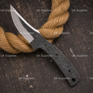 Lame de couteau de chasse et de bushcraft en acier à haute teneur en carbone 1095, ultra-affûtée, forgée à la main, qualité DIY, production directe usine OEM - Product Image 4