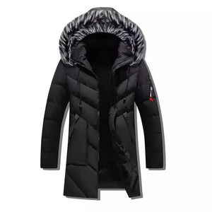 Parka de Invierno de Alta Calidad para Hombre, Talla Grande, Cálida, Resistente al Viento, Impermeable, Transpirable, con Ribete de Piel, Chaqueta Acolchada de Lona - Product Image 6