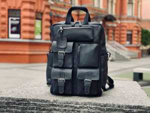 Wholesale Custom Genuine <b>Leather</b> Backpack <b>Men</b> Vintage Cowhide Travel Laptop <b>Bag</b> Waterproof Outdoor Daypack LBK-0124 - Product Image 1
