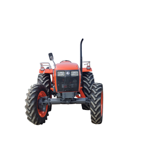 Tractor utilitario Kubota MU 5502 4WD de 55 hp diseñado para tareas agrícolas pesadas como rotovación, carga y transporte. - Product Image 1